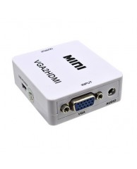 Power Plus Αντάπτορας PS-M600 VGA (Θ) σε HDMI(Θ) με ήχο  