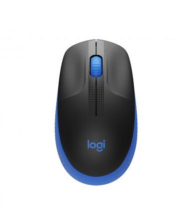 Logitech M190 Full-Size Wireless Mouse Blue