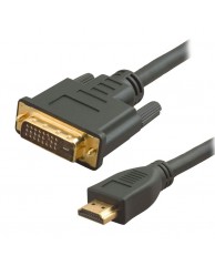 POWERTECH HDMI 19pin M / DVI 24+1 M 10m - DUAL LINK (COOPER)